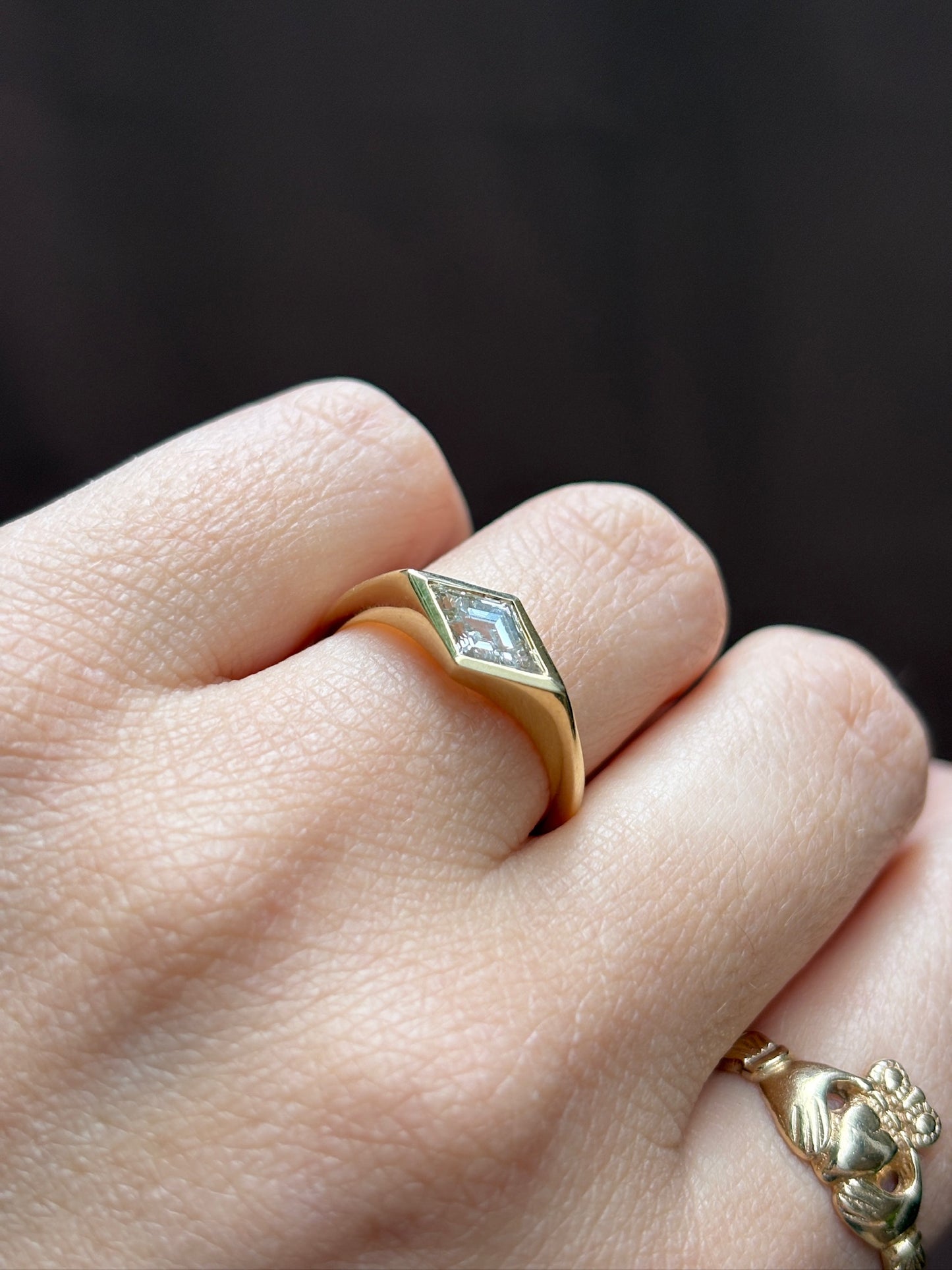 Lozenge Signet Ring