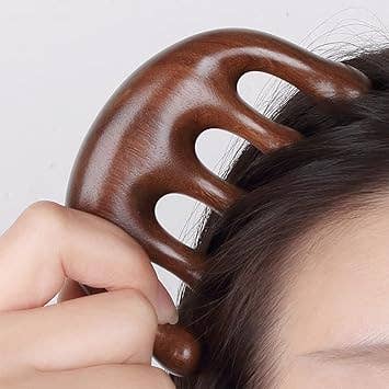 Wooden Wide-Tooth Massage Comb