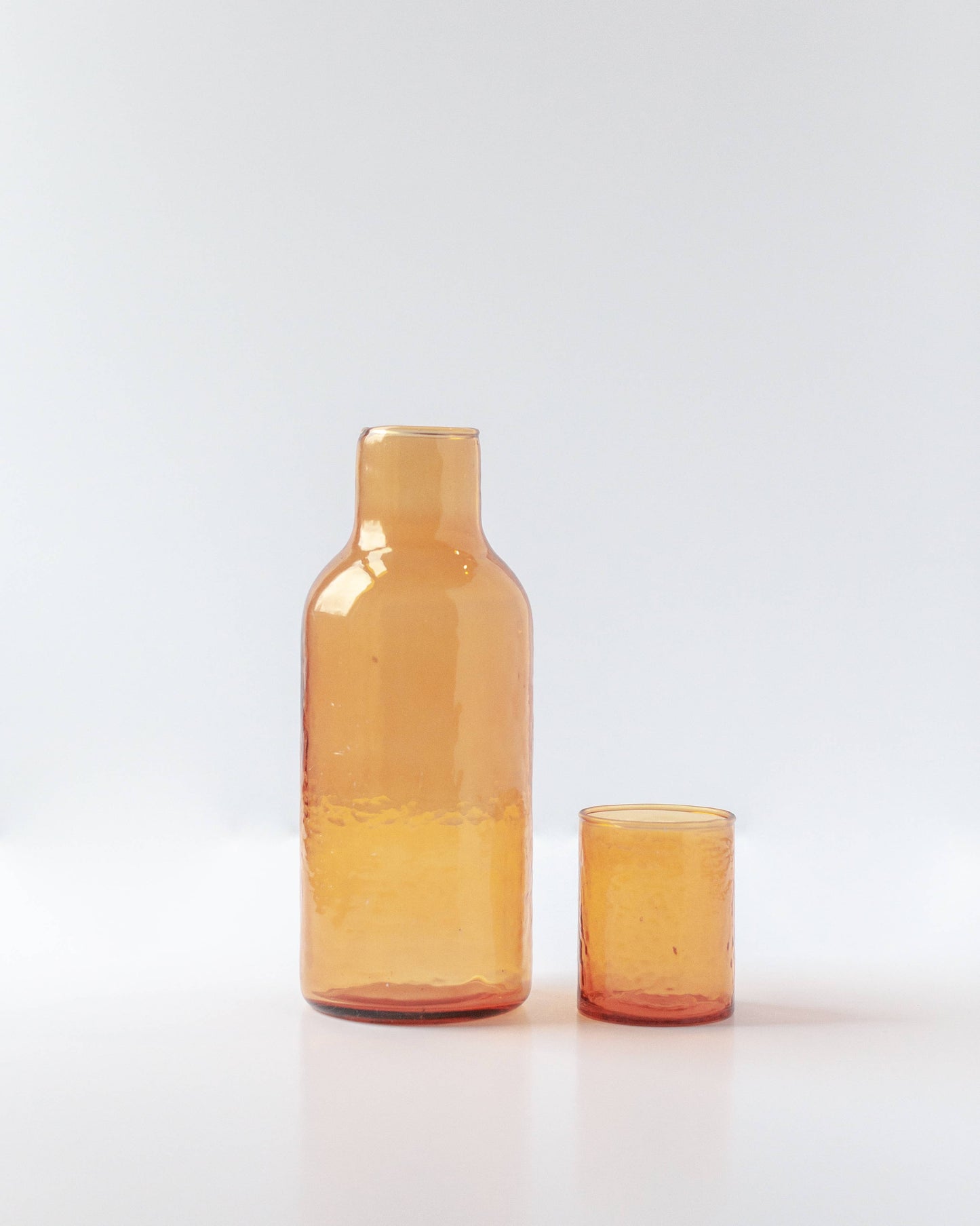 Hammered Glass Carafe