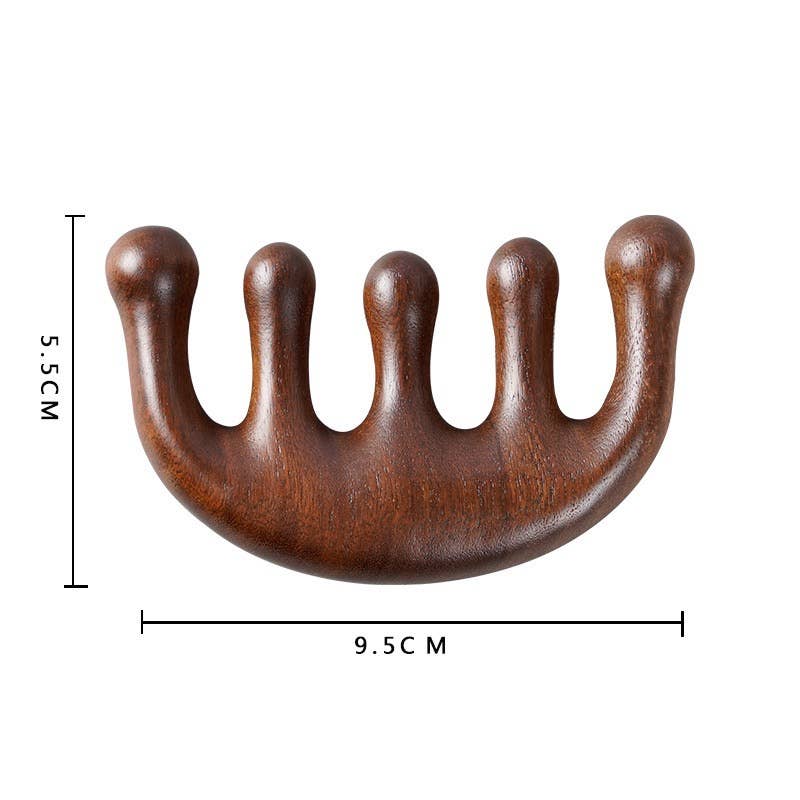 Wooden Wide-Tooth Massage Comb