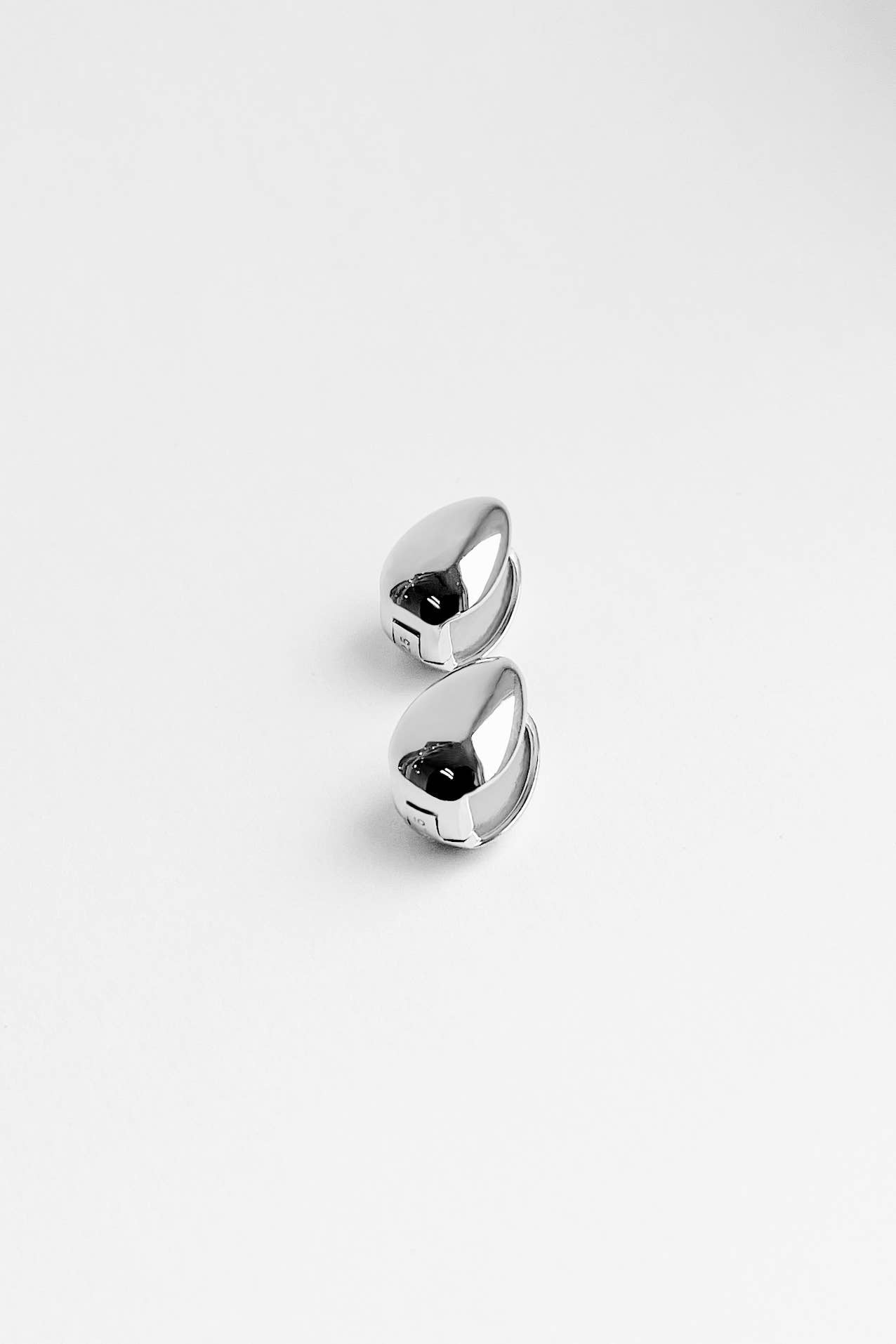 Almond Huggie Hoops
