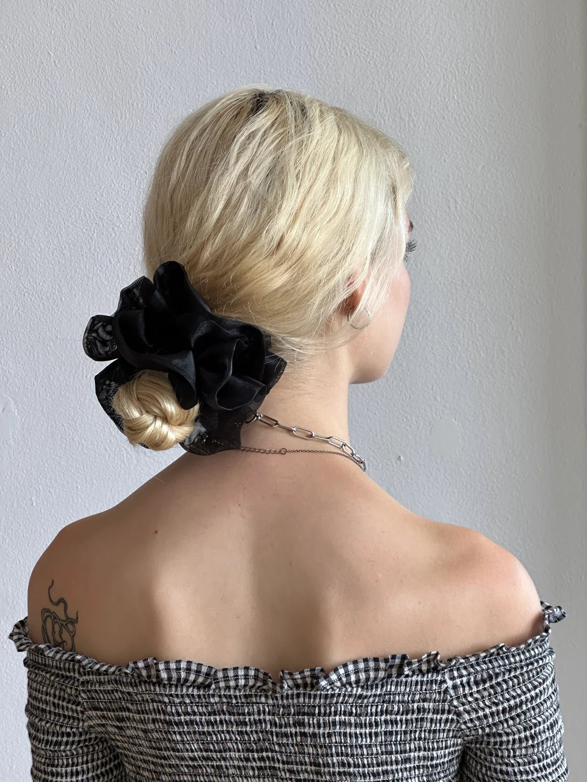 Cloud Ruffle Scrunchie