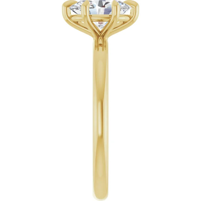 Oval Solitare Ring