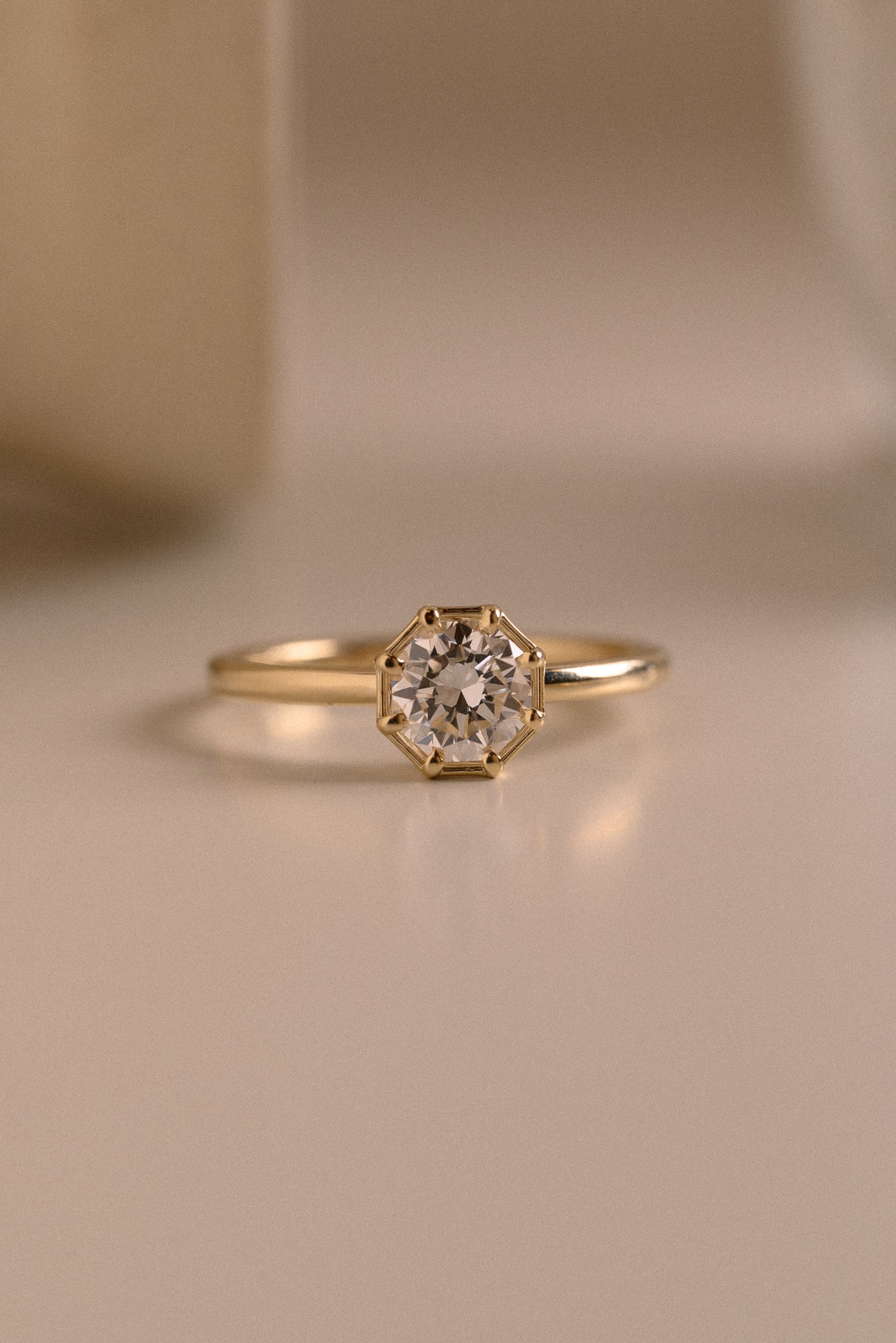 Octagon Collette Ring