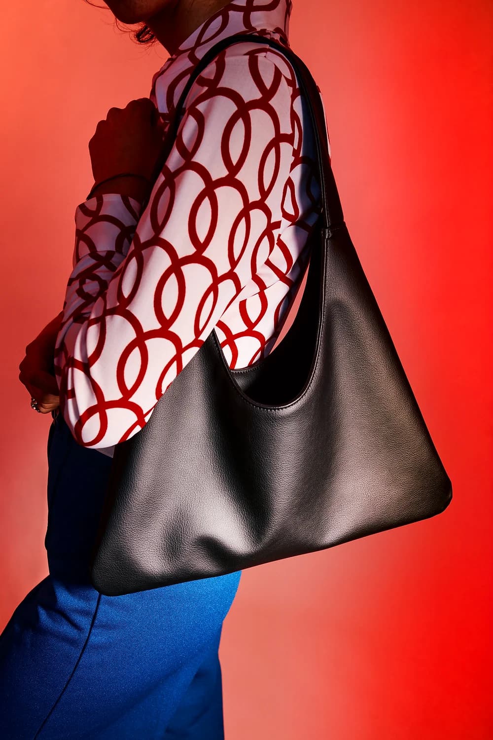 Agave Triangle Tote | Black