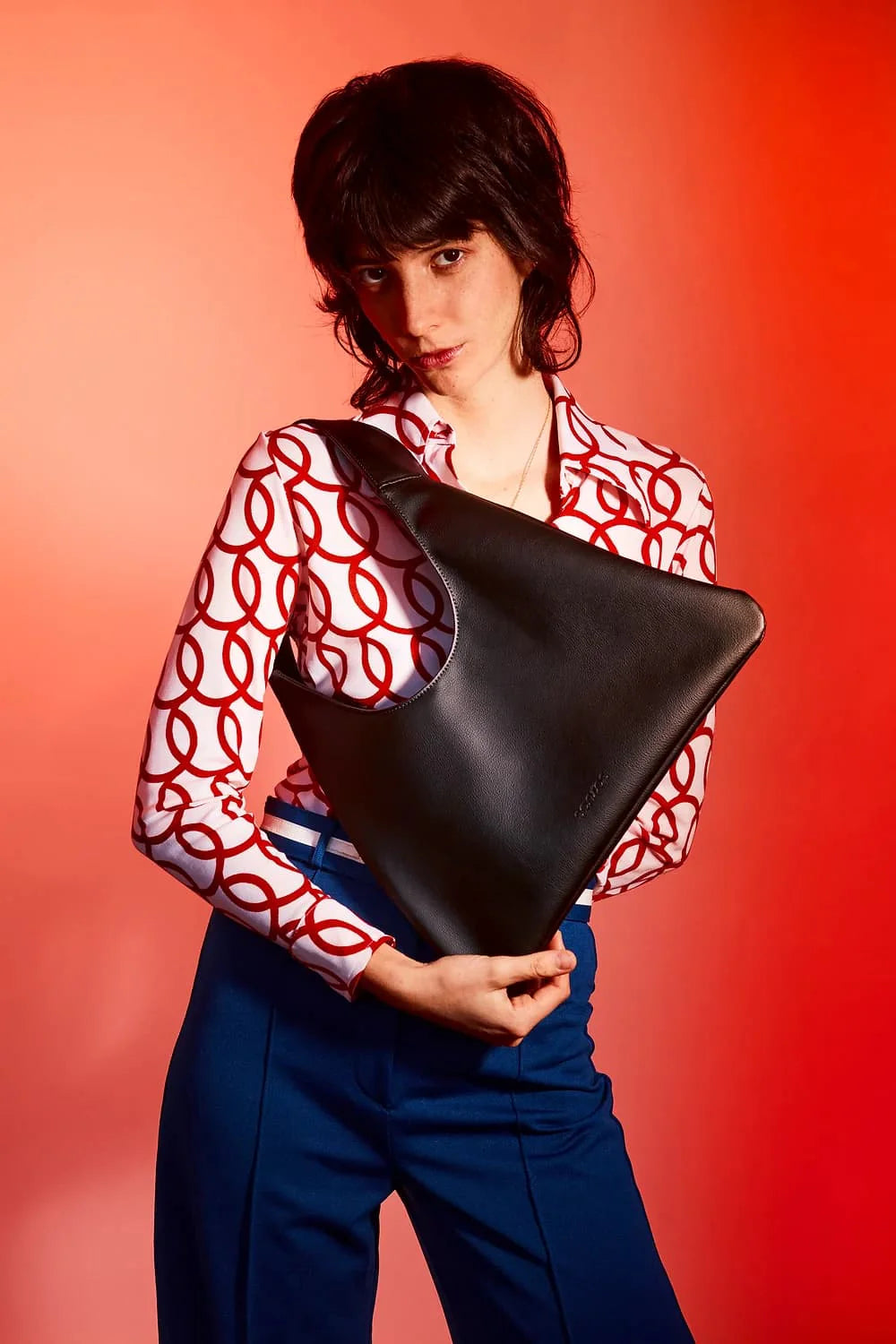 Agave Triangle Tote | Black