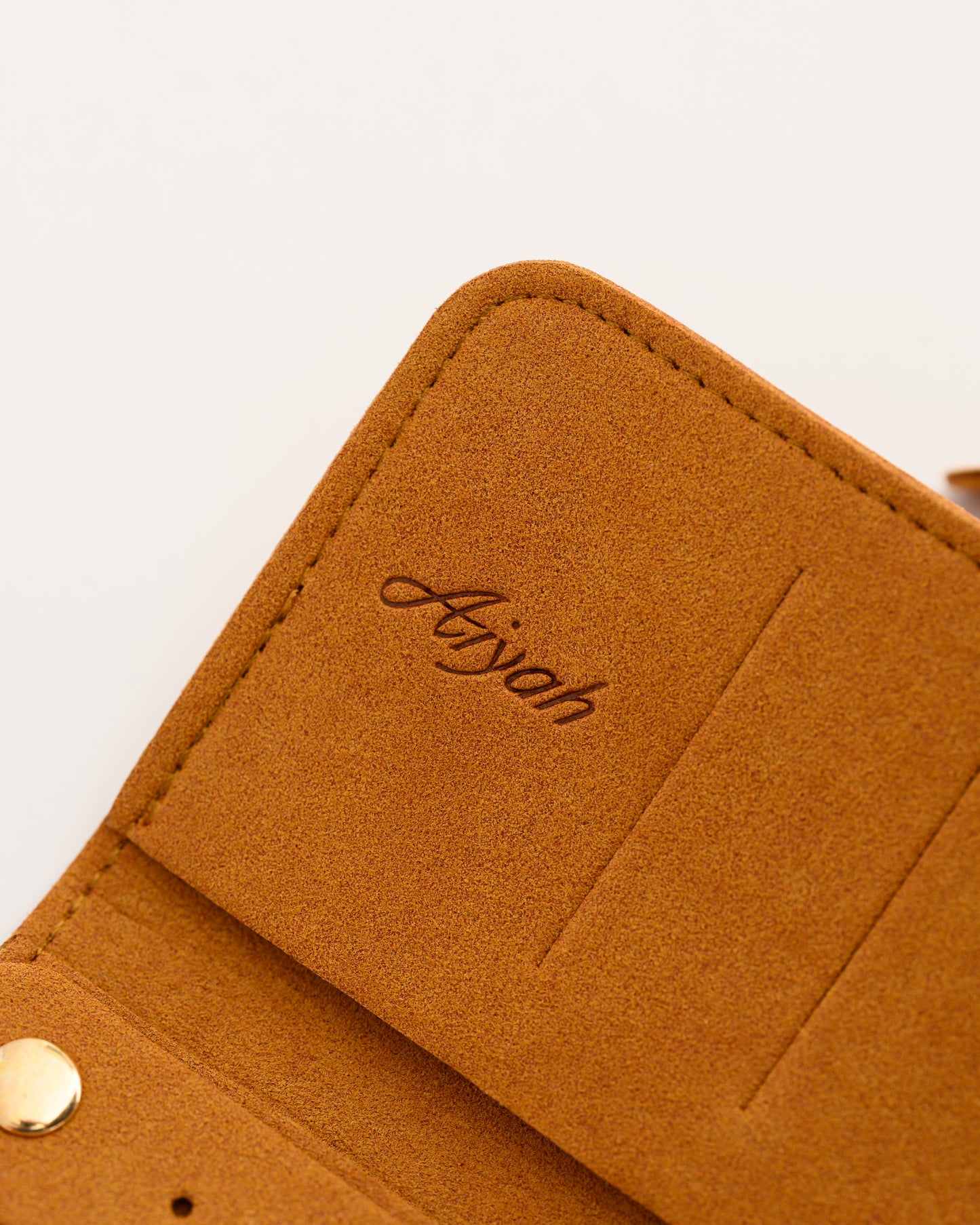 Aiyah Suede Travel Jewelry Case