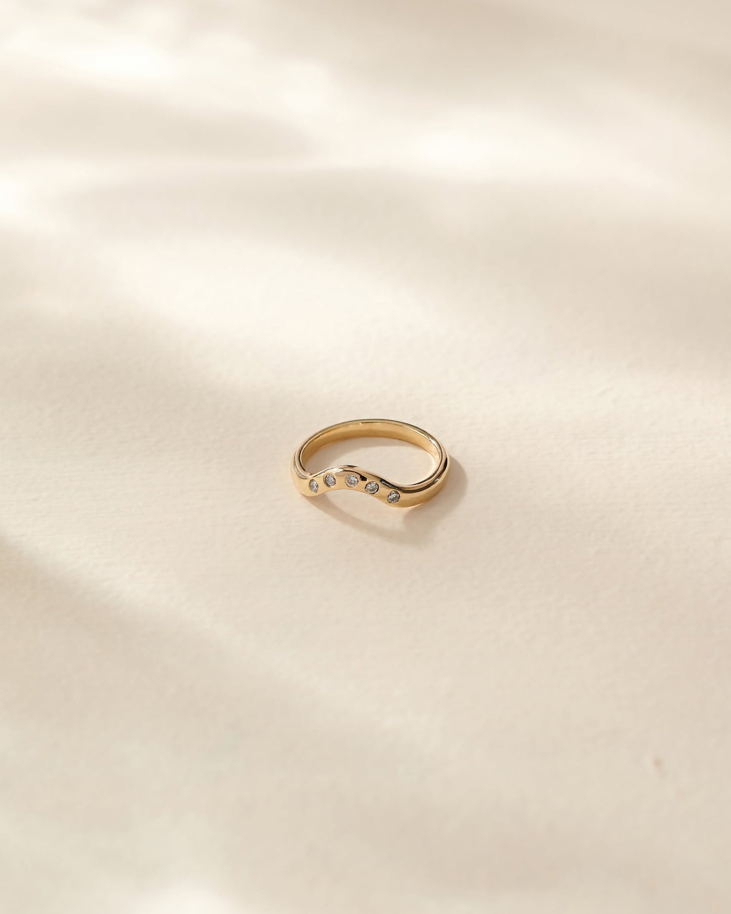 Diamond Crown Ring | 14K Gold