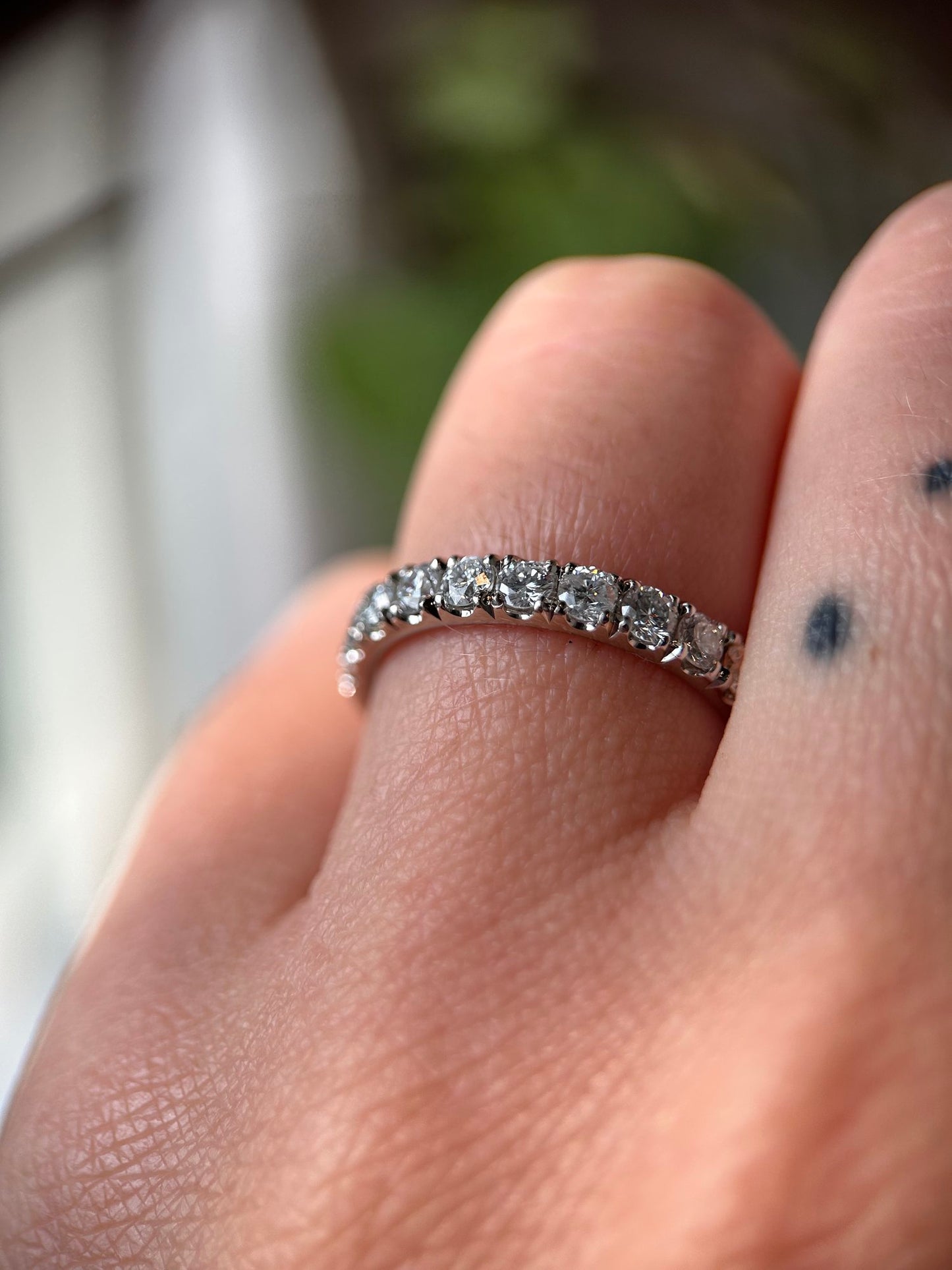 Antique Diamond Pave Band