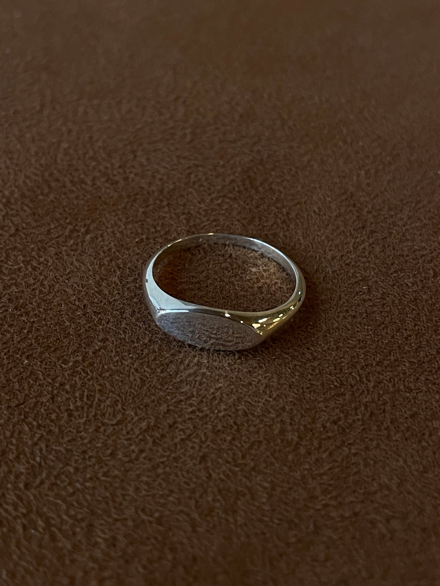 Oval Signet Pinky Ring