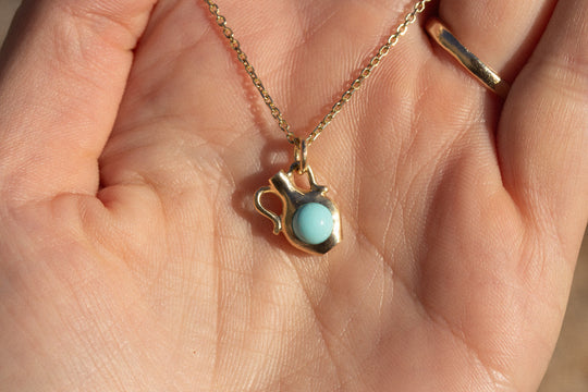 Amphora Pendant I | Turquoise