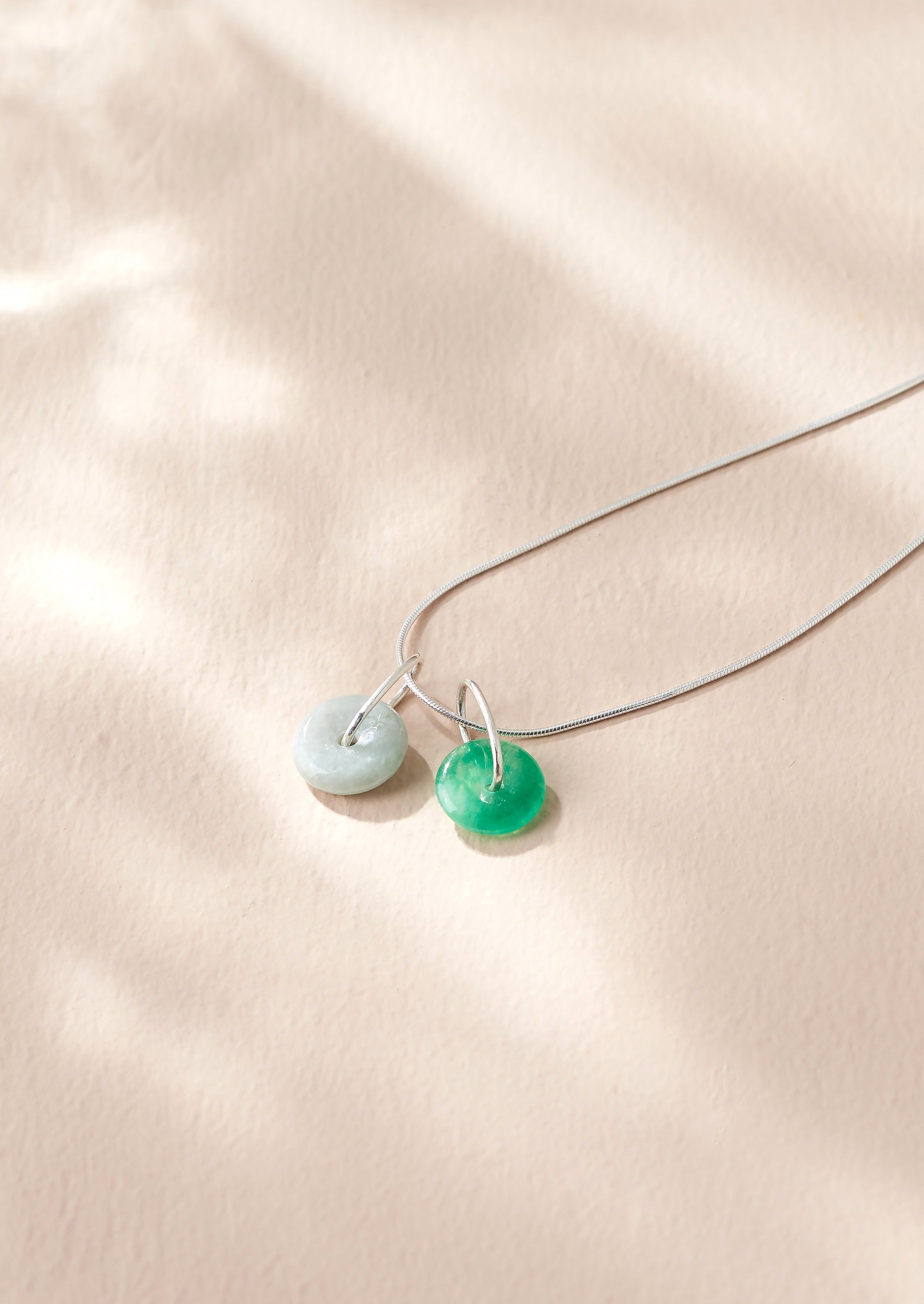 Mini Jade Pendant | Sterling Silver – Aiyah