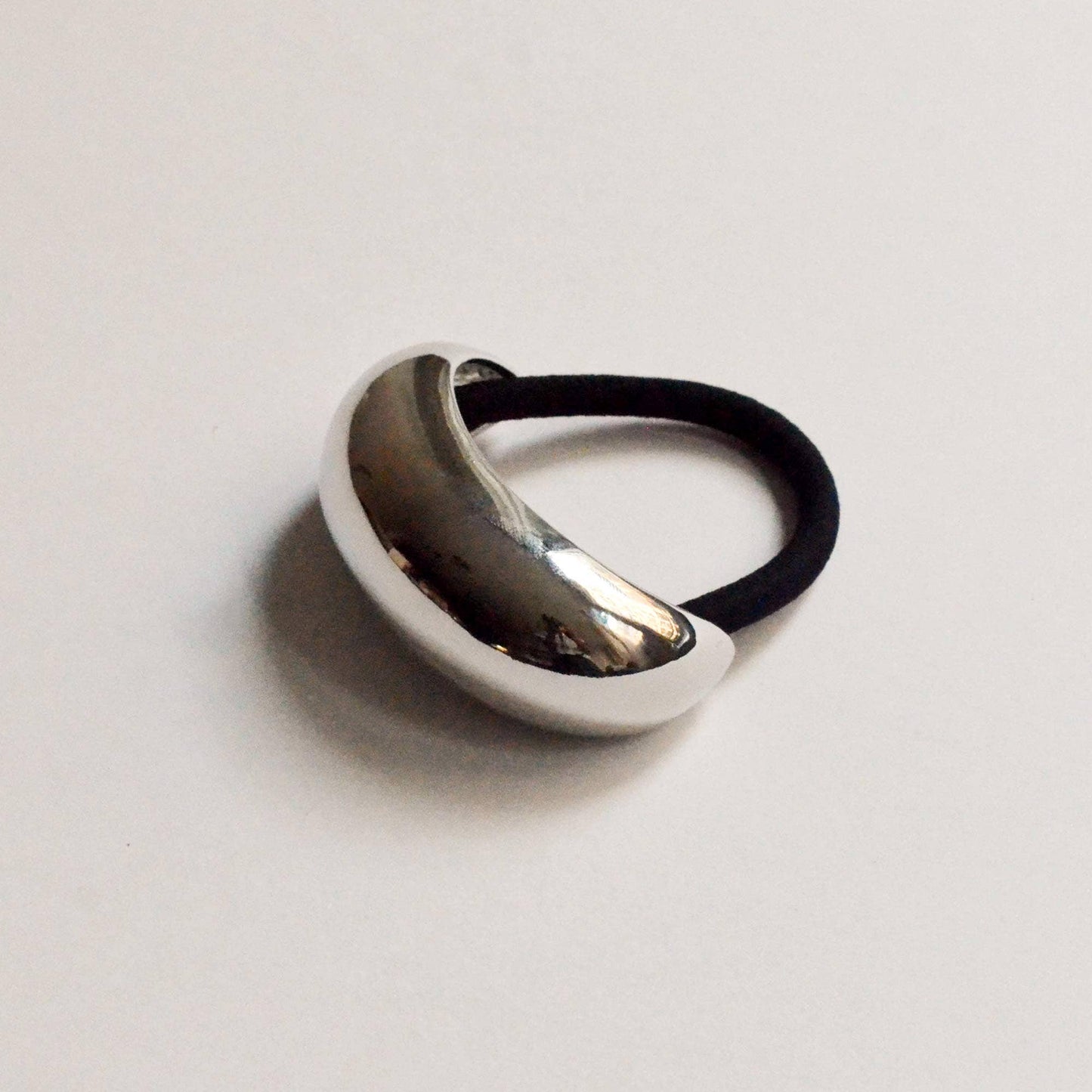 Wide Crescent Ponytail Hair Tie