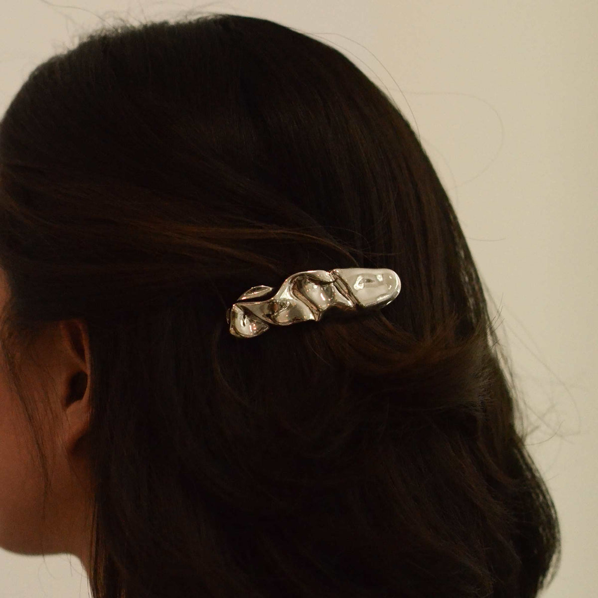 Textured Metal Barrette