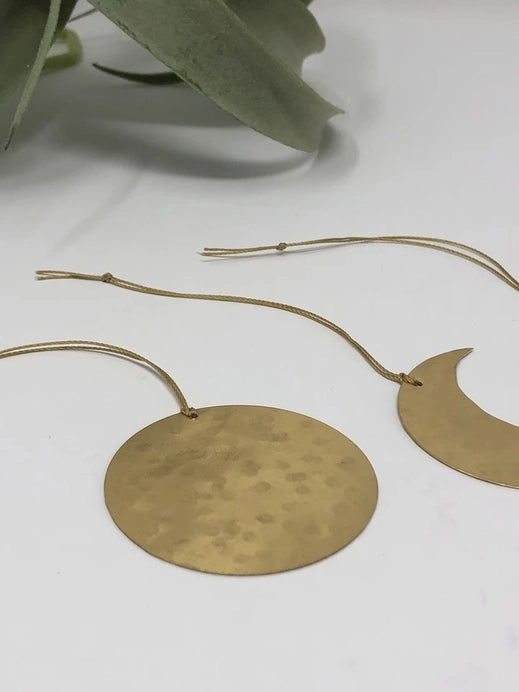 Celestial Ornaments 3 Pack | Christmas Ornaments Gold Charms