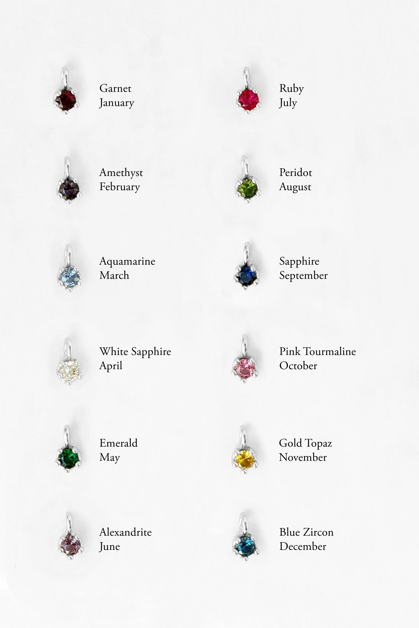 Birthstone Pendant