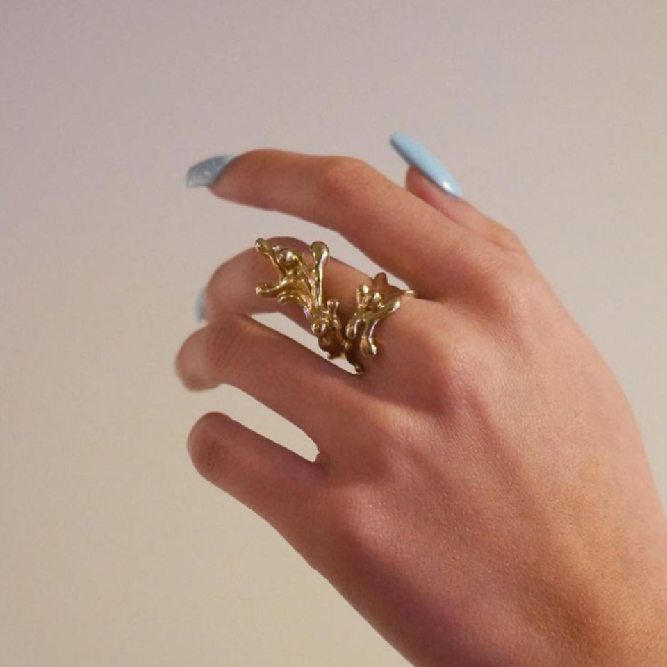 Boba Tea Splash & Bubbles Ring