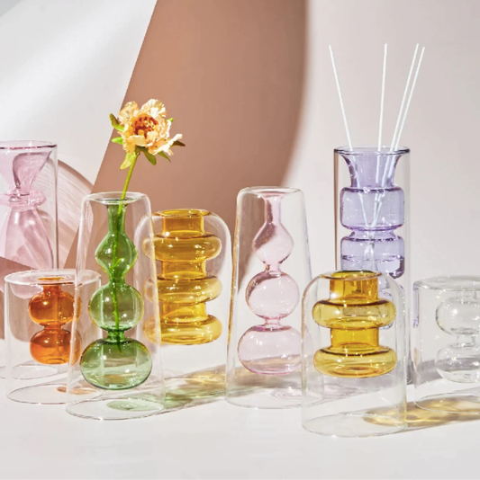 Glass Bubble Vase