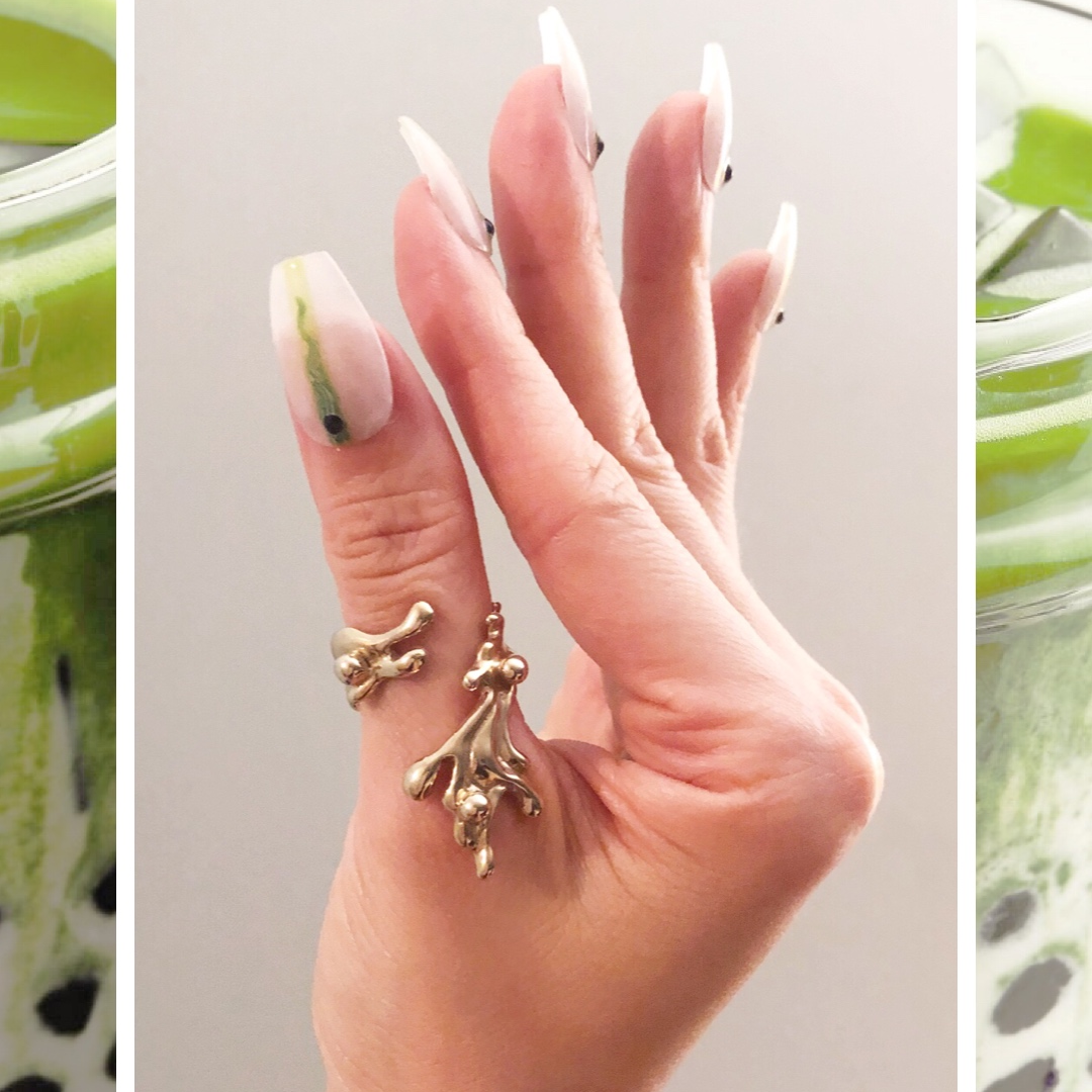 Boba Tea Splash & Bubbles Ring