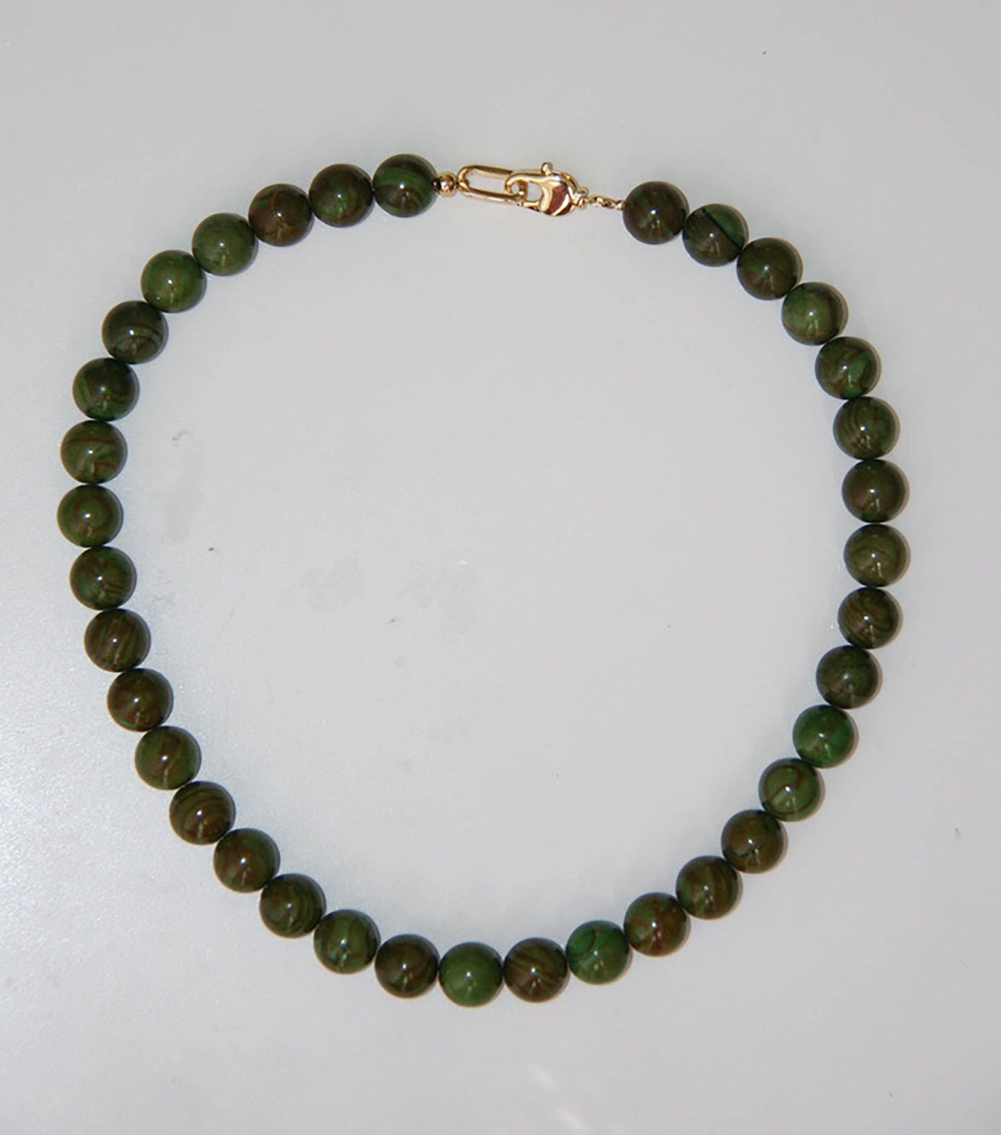 Moss Serpentine Necklace