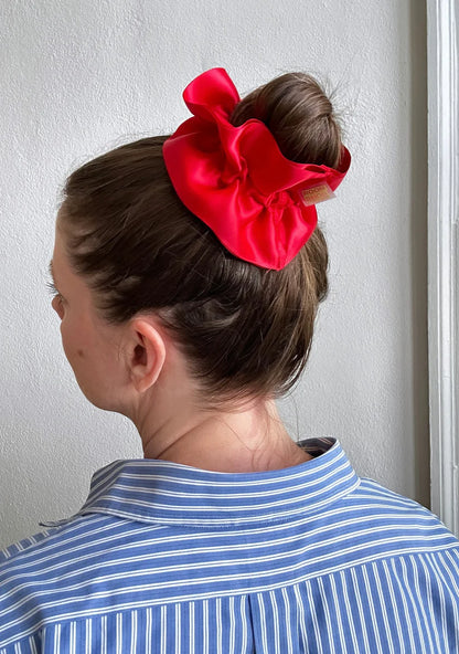 Ruffle Ribbon Scrunchie