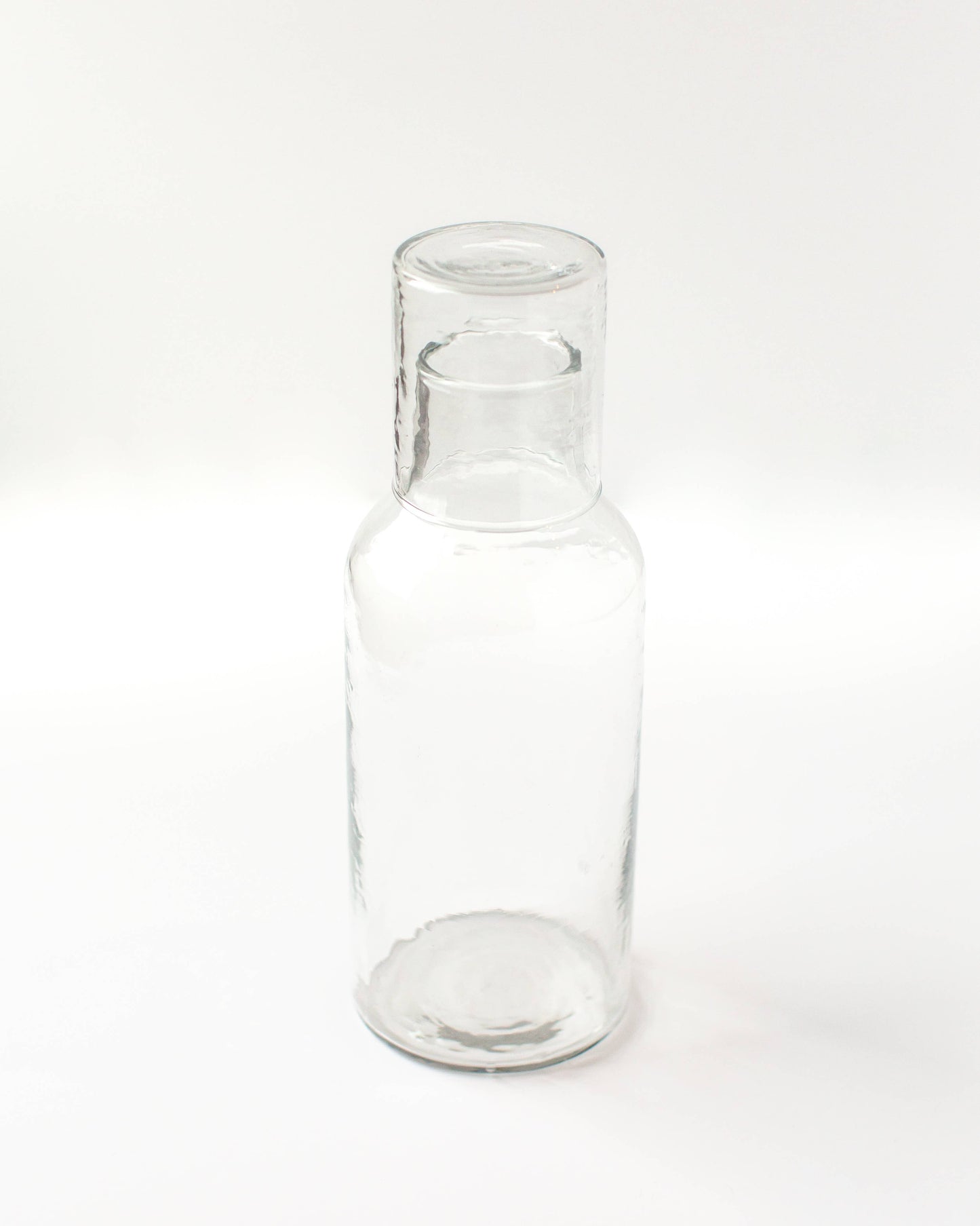 Hammered Glass Carafe