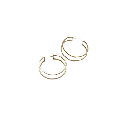 Circle Cage Hoops