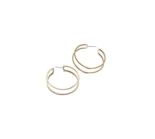 Circle Cage Hoops