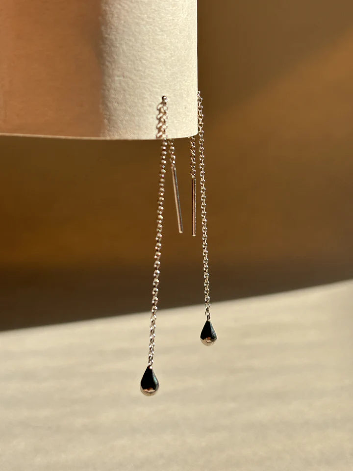 Mini Drip Threaded Earrings