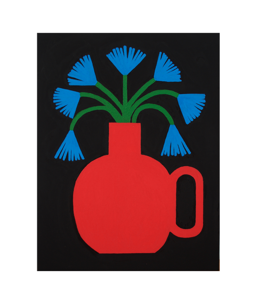 Blue Flowers Art Print