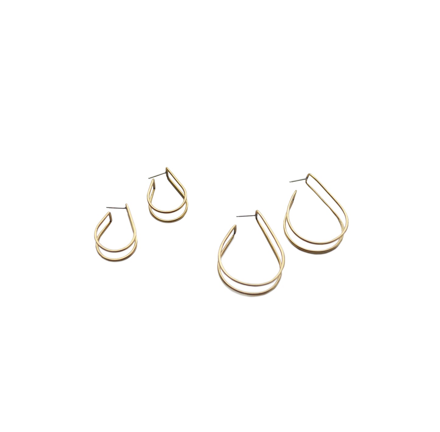 Teardrop Cage Hoops