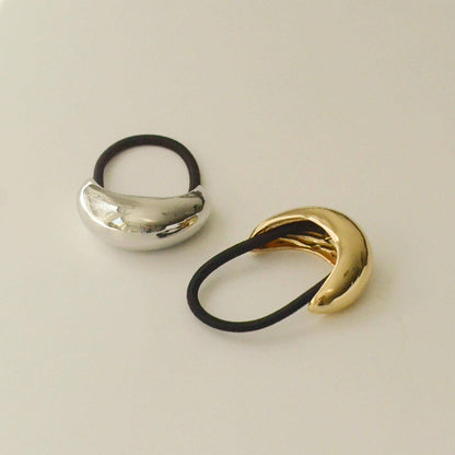 Wide Crescent Ponytail Hair Tie