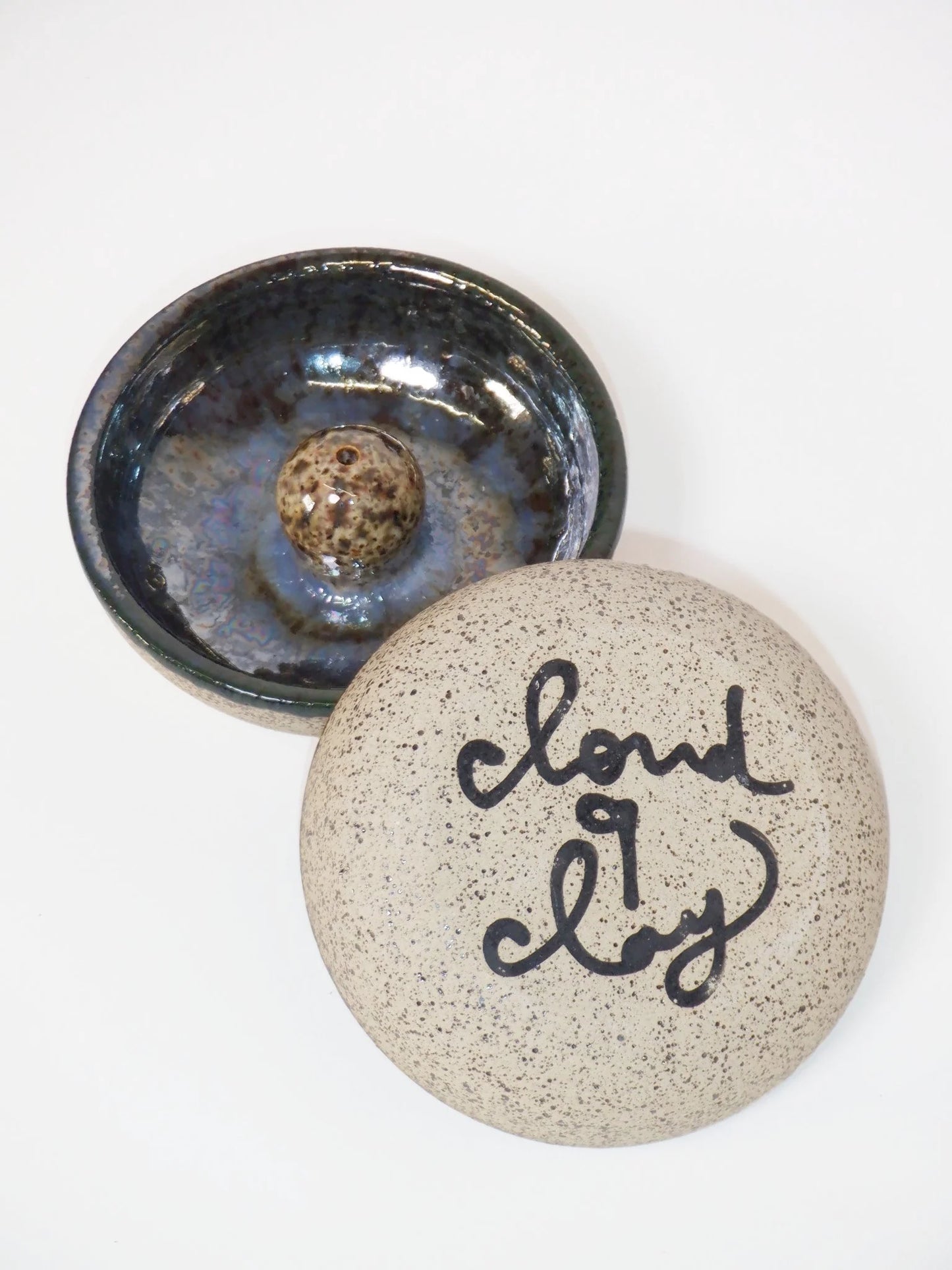 Stoneware Incense Holder
