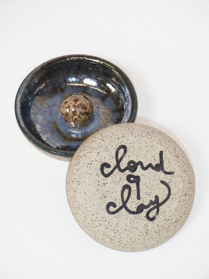 Stoneware Incense Holder