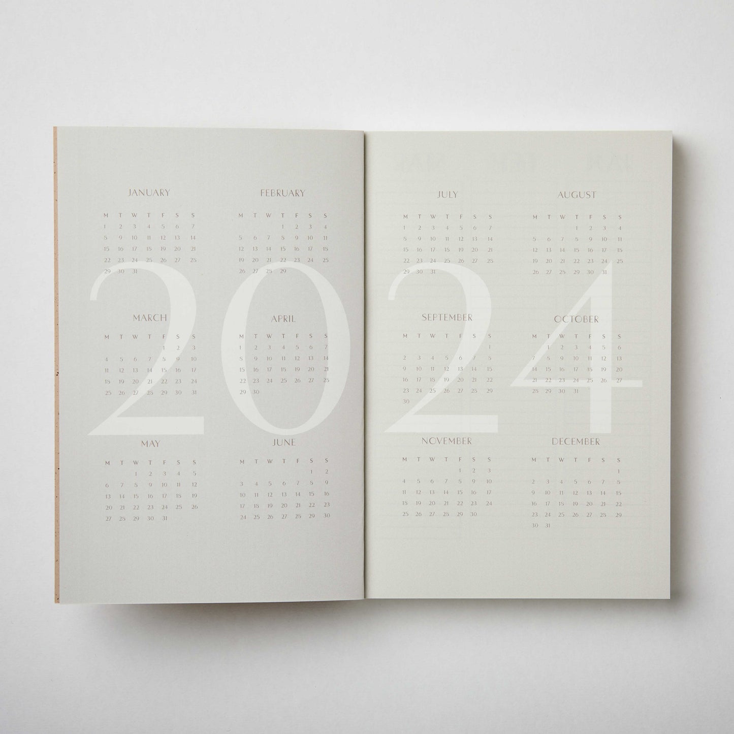 2024 LAY FLAT PLANNER - CACAO