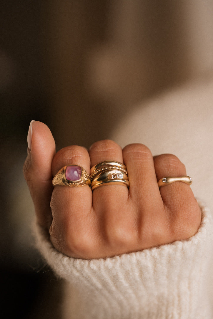 Toi et Moi Diamond Set Ring