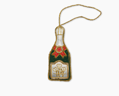 Champagne Bottle Ornament