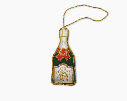 Champagne Bottle Ornament