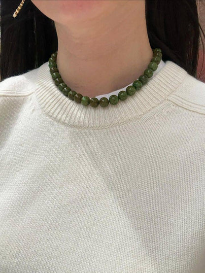 Moss Serpentine Necklace