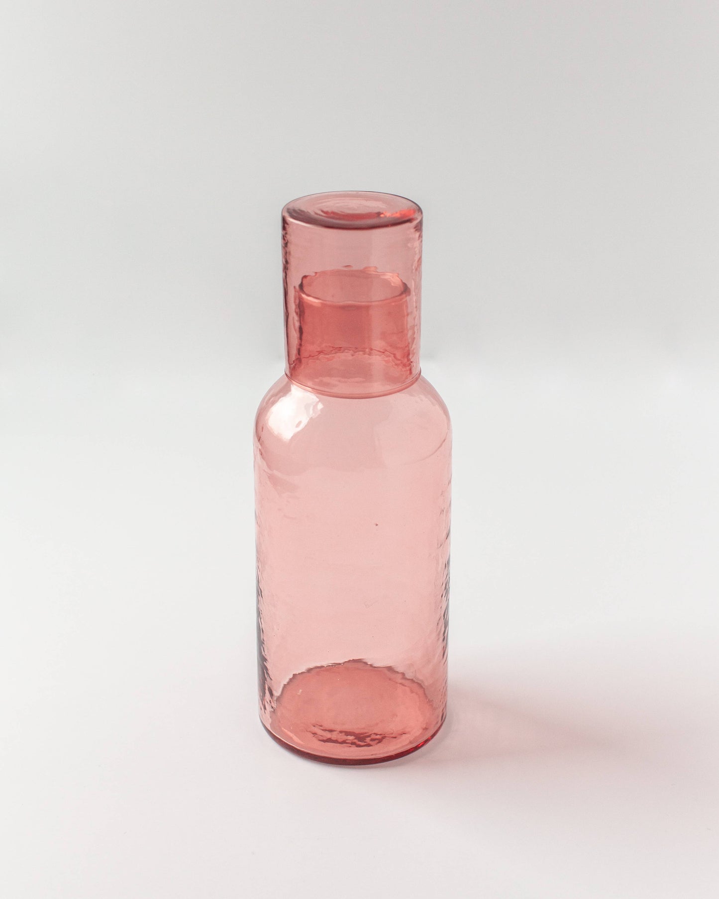 Hammered Glass Carafe