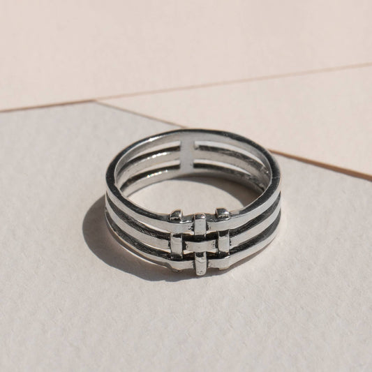 Crosshatch Ring