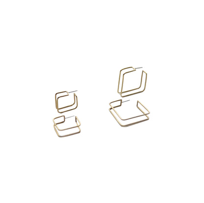 Square Cage Hoops | Large