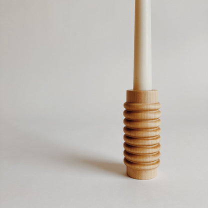 Lined Taper Candleholder