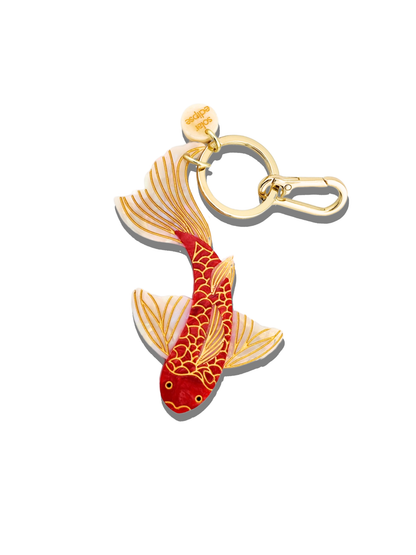 Koi Fish Bag Charm