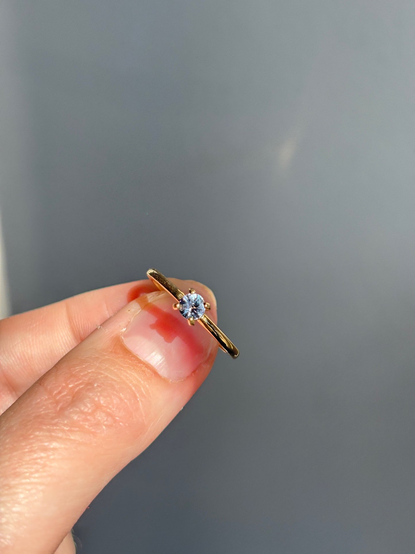 Tanzanite Solitaire Ring