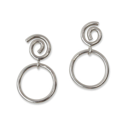 Silver Knocker Earrings