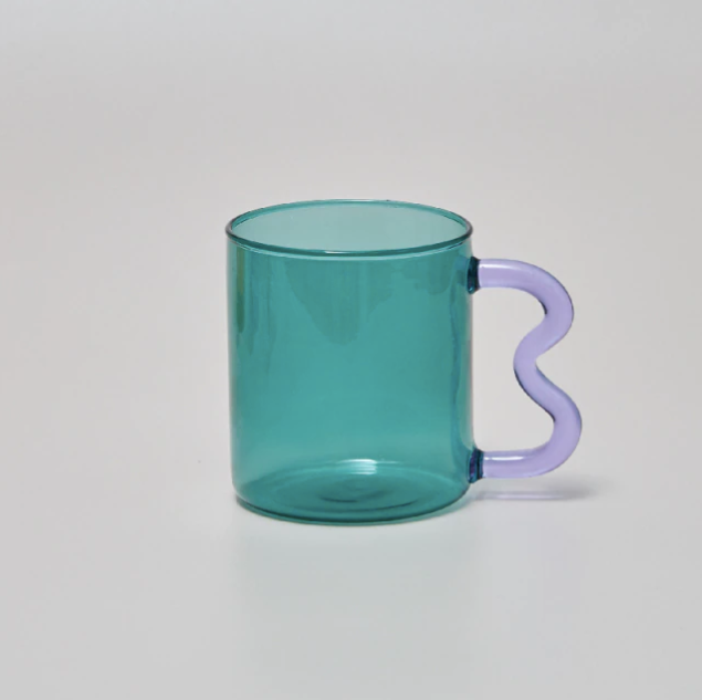 Squiggle Glass Mug