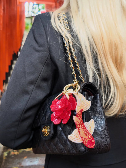Koi Fish Bag Charm