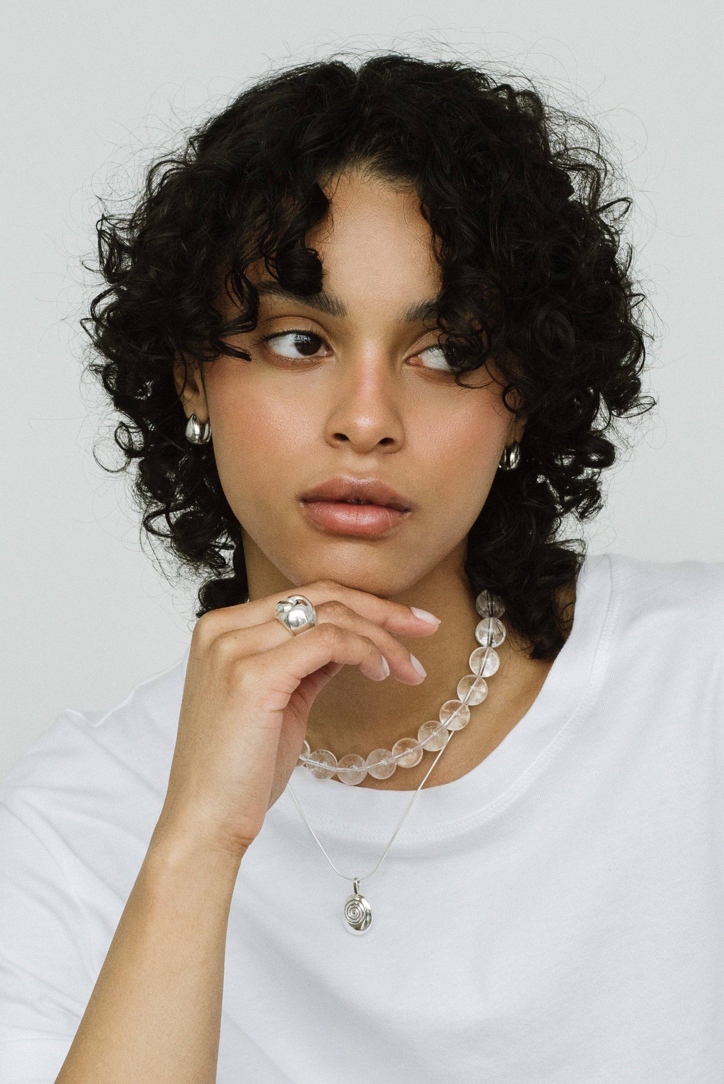 Sand Nautilus Necklace