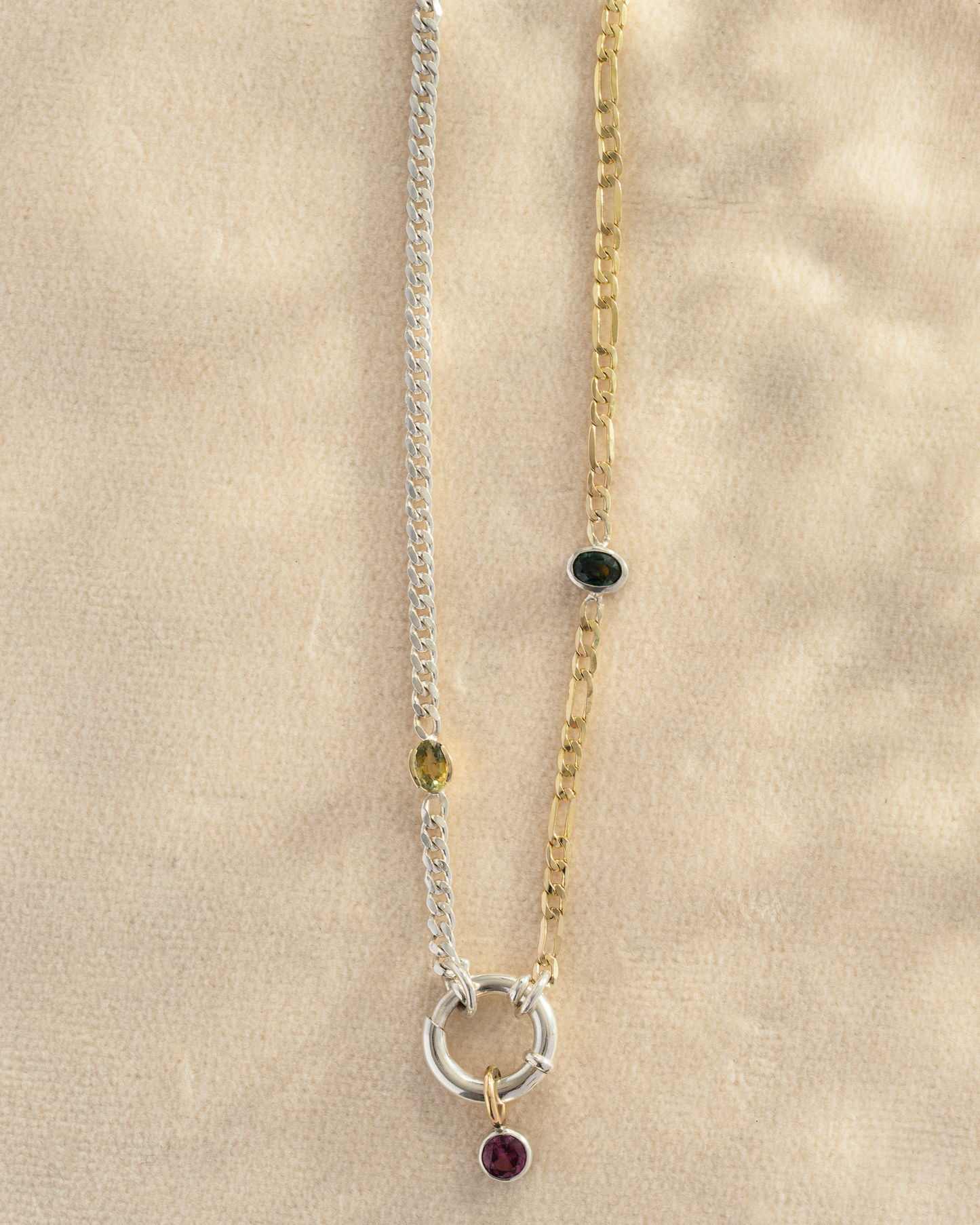 Sapphire Mixed Metal Chain #1 | OOAK